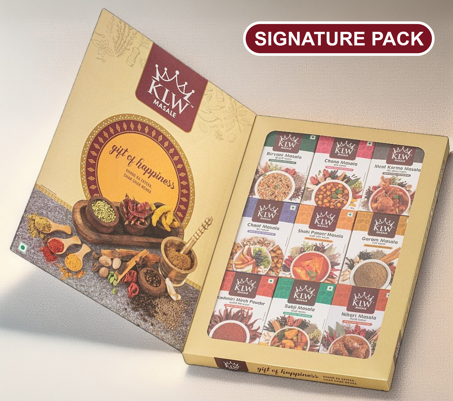 KLW Gift of happiness - Box of 9 assorted blended spices
