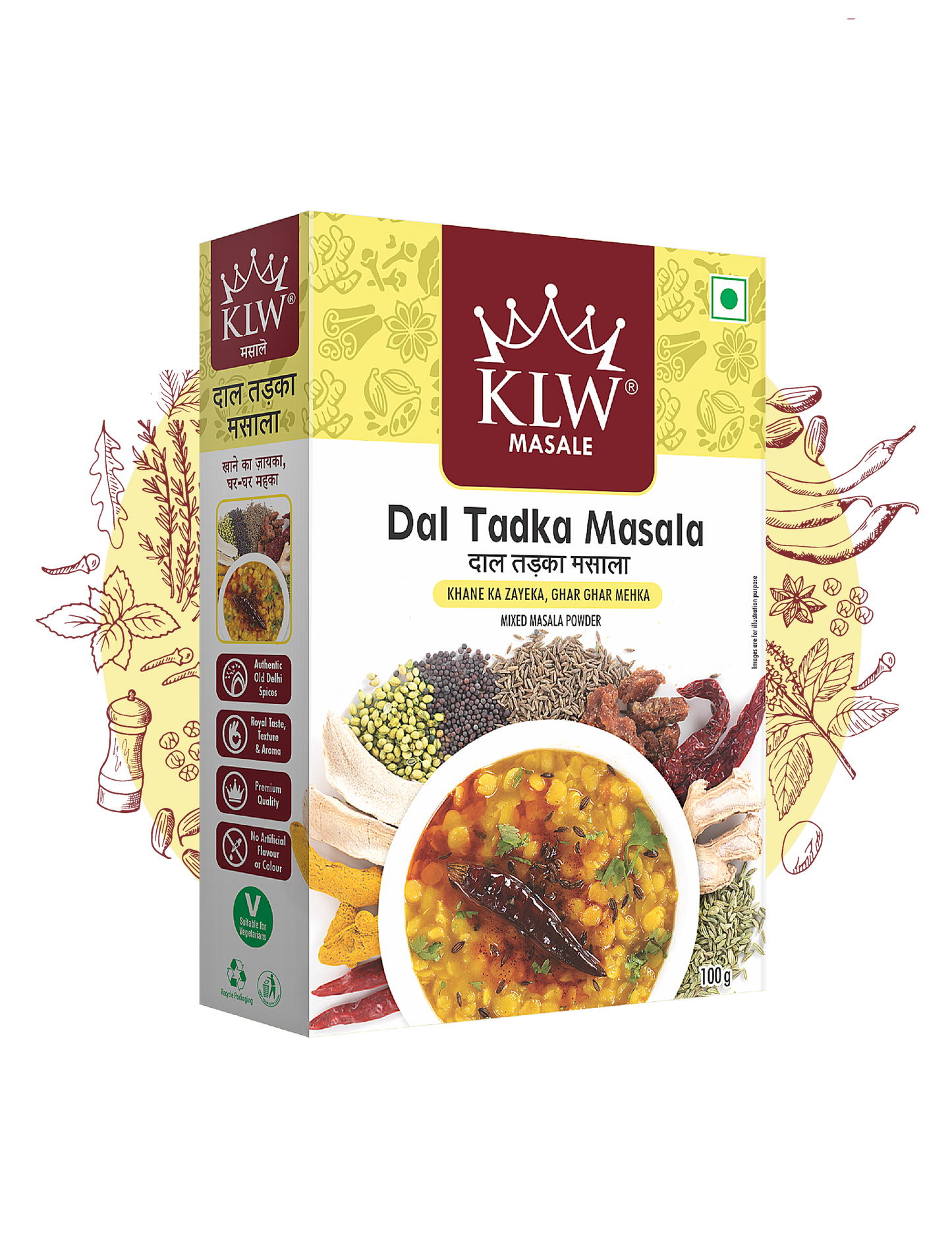 KLW Dal Tadka Masala 100g