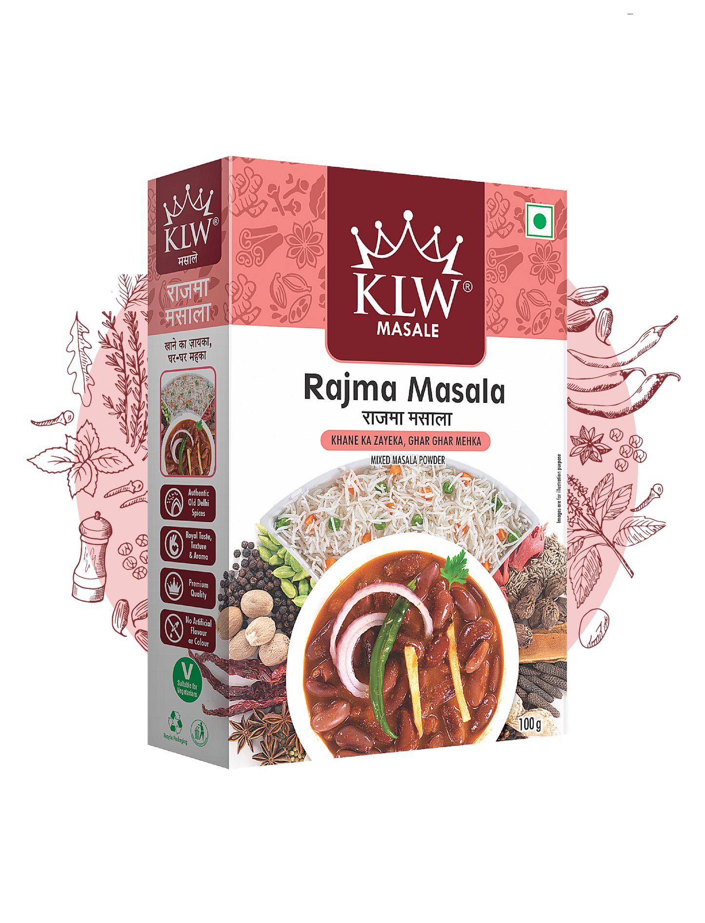 KLW Rajma Masala 100g