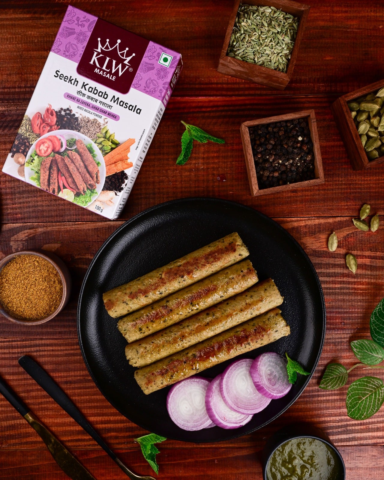 KLW Seekh Kebab Masala 100g