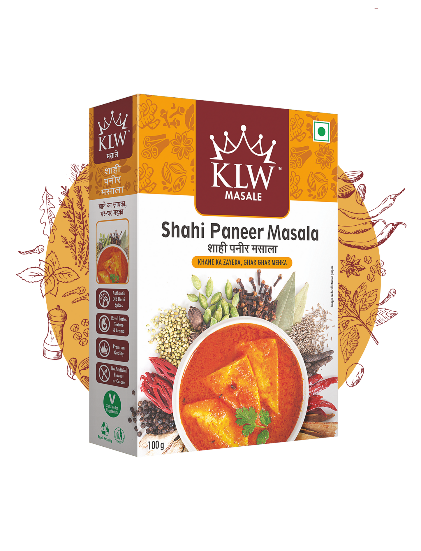 KLW Shahi Paneer Masala 100g