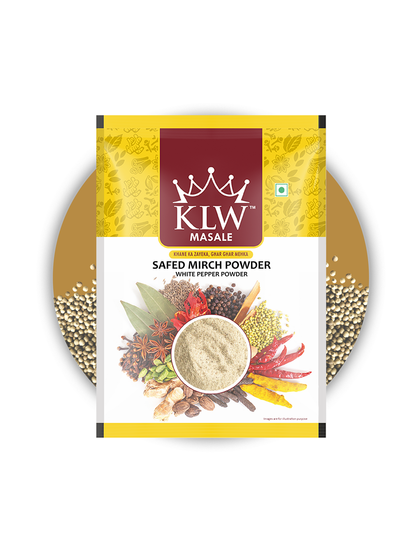 KLW White Pepper Powder 100g